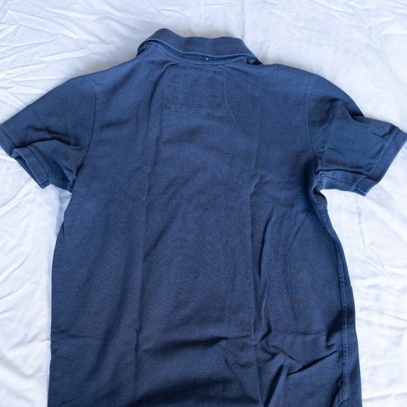 Abercrombie & Fitch blue polo shirt - Picture 2 of 4